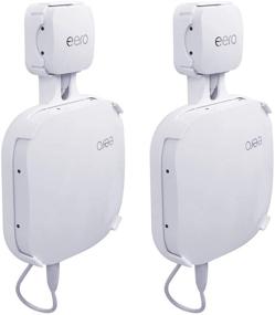 img 4 attached to 🔌 HOLACA Outlet Mount Hanger for eero Home WiFi and eero Pro Mesh WiFi System - Convenient Space-Saving Solution with No Wires or Screws - Easy Moving Design (2 Pack)