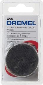 img 3 attached to 🛠️ Dremel 456 1-1/2" Reinforced Rotary Tool Cut-Off Wheel - 10 Pack, Gray: High-Efficiency Cutting Solution for Precision Projects