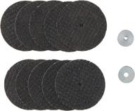 🛠️ dremel 456 1-1/2" reinforced rotary tool cut-off wheel - 10 pack, gray: high-efficiency cutting solution for precision projects logo