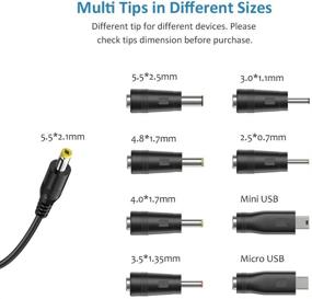 img 2 attached to ✨ POWSEED 5V 2A Power Supply: Versatile Charger for PS4 Controller, Kindle Fire, Tablet, Monitor, TV Box, Camera, BT Speaker, GPS, Webcam, Amazon Tap, eReader and more!