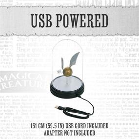 img 1 attached to 🧹 Officially Licensed Harry Potter Golden Snitch Light - USB Powered Desk Lamp - Premium Merchandise for Potterheads