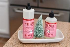 img 2 attached to 🧼 Pack of 3 - Mrs. Meyer's Peppermint Liquid Hand Soap, 12.5 oz