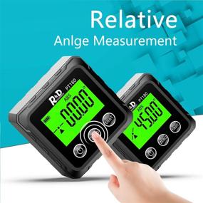 img 1 attached to Versatile PT180 Digital Angle Finder: Magnetic Table Saw Tool for Woodworking 🔧 - Inclinometer, Protractor, Bevel Gauge - IP54 Rated, Angle Cube - Micro Jig Compatible