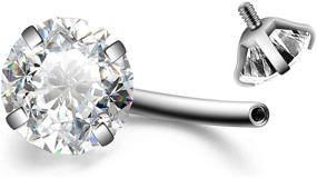 img 2 attached to Surgical Piercings Zirconia Piercing Available