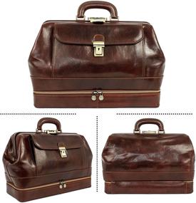 img 2 attached to 🩺 Time Resistance Leather Doctor Bag: Vintage Style Medical Bag & Briefcase
