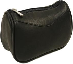 img 1 attached to Piel Leather Carry All Pouch Chocolate