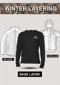 img 2 attached to Mossy Oak Henley Sleeve Thermal: Optimal Men's Clothing for Outdoor Enthusiasts