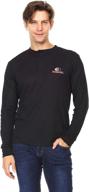 mossy oak henley sleeve thermal: optimal men's clothing for outdoor enthusiasts logo