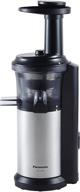 🍹 black and silver panasonic mj-l500 slow juicer with frozen treat attachment for enhanced seo logo
