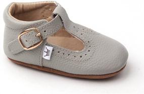 img 4 attached to Туфли для девочек Liv Leo T Strap Oxford из кожи в стиле лоферов