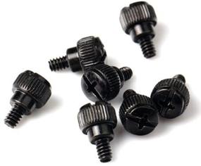img 1 attached to 8Pcs Computer Thumb Screws Black