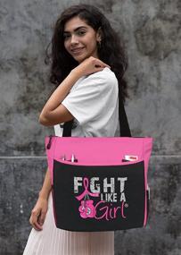 img 1 attached to 🥊 Dakota Women's Handbags & Wallets: Empower Your Style with Fight Like Girl Boxing Totes