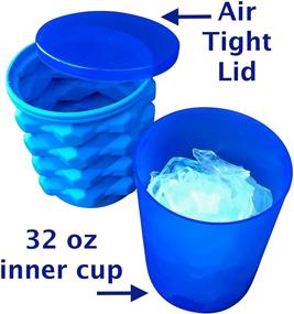 img 3 attached to 🧊 The Ultimate Ice Cube Maker: Silicone Bucket with Lid for Small Nugget Ice Chips – Perfect for Soft Drinks, Cocktails, and More!