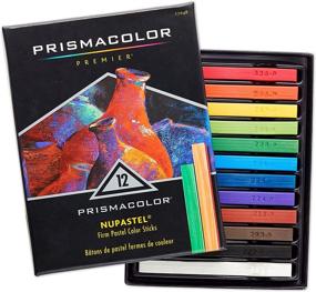 img 4 attached to 🎨 Яркие художественные пастели Prismacolor NuPastel - Ассортимент цветов - 12 штук для художественного блаженства.