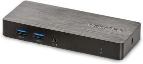 img 4 attached to 🔌 VisionTek VT1000 Универсальная двухпортовая Full HD USB 3.0 док-станция для монитора ноутбука - совместимая с MacBook и Windows - HDMI, DisplayPort, VGA, Ethernet (901147)