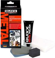 🛠️ quixx 10206 metal surface restoration kit: the ultimate solution for reviving dirty, tarnished, and rusted metal on your car, bike, or marine vessel logo