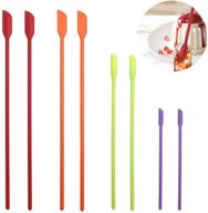 multicolor silicone spatula reusable perfect logo