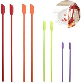 img 4 attached to Multicolor Silicone Spatula Reusable Perfect