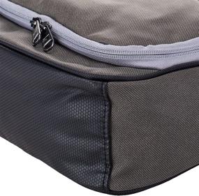 img 2 attached to 💼 Lewis N. Clark Brushed Twill Hanging Toiletry Kit Bag: Organize Travel Accessories, Shampoo, Cosmetics & Personal Items Effortlessly!