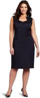 anne klein plus size herringbone dress for women logo