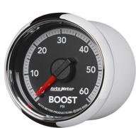 auto meter 8508 factory match mechanical boost gauge - accurate 0-60 psi monitoring (52.4mm) logo