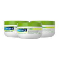 cetaphil moisturizing cream, 8.8 oz (pack of 3), hydrating moisturizer for dry to very dry, sensitive skin, body cream to restore skin barrier in one week, fragrance-free, non-greasy logo