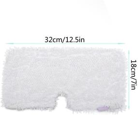 img 3 attached to HiFrom 4pcs Replacement Steam Mop Pads - Duster Microfiber Cleaning Pads for Shark S3550 Series, S3501, S3601, S3901, S3801, SE450