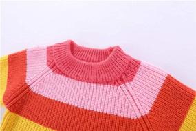 img 2 attached to 🌈 Colorful Mud Kingdom Sweater Pullover for Boys: Vibrant Rainbow Clothing