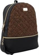 stylish quilted backpacks for women: copi women's fashion backpacks logo