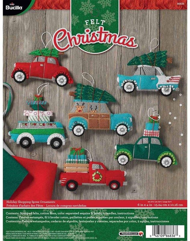 bucilla applique ornament holiday shopping 로고