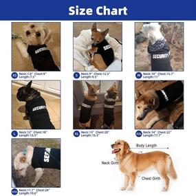 img 3 attached to BINGPET Security Dog Shirt: Stylish Summer Clothes 🐶 for Pet Puppy T-Shirts, Ideal Doggy Costumes, Cat Clothing Vest