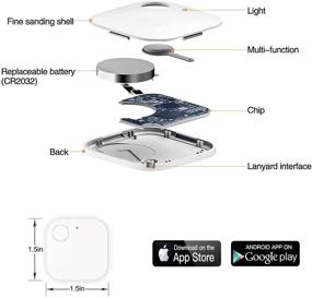 img 2 attached to 🔍 Отслеживайте, находите и находите ваши вещи легко с помощью Bluetooth Smart Tracker!