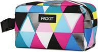 🍱 freezable snack box by packit - triangle stripes logo