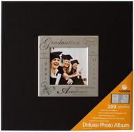 🎓 deluxe graduation photo album - class act, holds 200 photos - perfect graduation gift logo