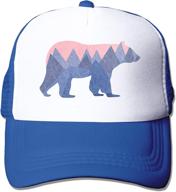 🧢 a stylish bear mountain mesh hat for boys and girls aged 3-13 years - waldeal youth toddler baseball trucker cap logo