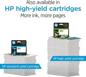 img 2 attached to 🖨️ Original HP 952 Black Ink Cartridge for HP OfficeJet Printers - Eligible for Instant Ink Program