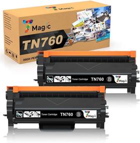 img 4 attached to 🖨️ 7Magic TN760 TN730 Compatible Toner-Cartridge Replacement for Brother DCP-L2550DW HL-L2350DW HL-L2370DW HL-L2370DWXL HL-L2390DW HL-L2395DW MFC-L2710DW - Black