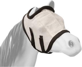 img 1 attached to Tough-1 Large Miniature Fly Mask without Ears: Ultimate Protection for your Miniature Horse