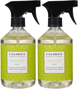 img 1 attached to 🍊 Caldrea Ginger Pomelo Countertop Cleanser - 16 oz, Pack of 2