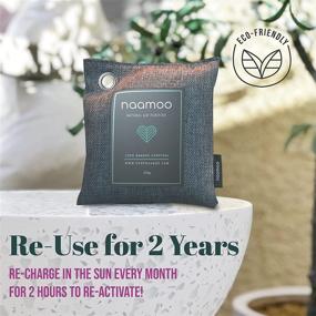 img 1 attached to NAAMOO Bamboo Charcoal Purifying 5 Pack