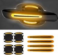 🚗 safeguard your car with qianbao reflective wrist door handle stickers – 8pcs logo