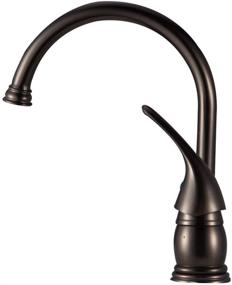 img 2 attached to 🚰 Dura Faucet DF-NMK301-VB RV Gooseneck Kitchen Sink Faucet: Stylish Venetian Bronze Finish with Matching Side Sprayer