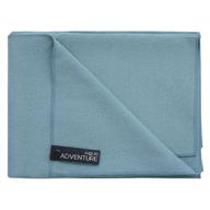aquis adventure microfiber sports towel: quick-drying comfort for beach or yoga - seafoam, x-large size: 29 x 55 inches logo