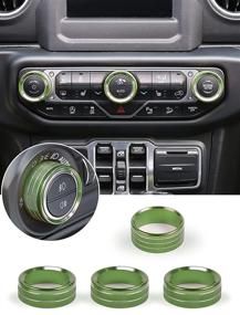 img 4 attached to Savadicar HVAC Climate Control Panel Knob Trim Kit &Amp