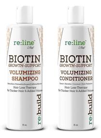 img 3 attached to 🌿 Biotin Volumizing Shampoo and Conditioner Set - Natural Hair Volume Boosting, Sulfate Free with Biotin for Growth Treatment