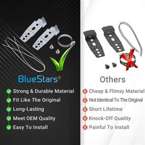 img 3 attached to 🍽️ Blue Stars Ultra Durable Dishwasher Mounting Brackets Kit - Replacement Part for LG Dishwashers - Exact Fit | Replaces PS3525525 AH3525525 AP4438292 1266844