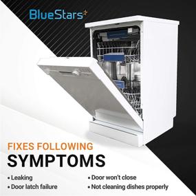 img 1 attached to 🍽️ Blue Stars Ultra Durable Dishwasher Mounting Brackets Kit - Replacement Part for LG Dishwashers - Exact Fit | Replaces PS3525525 AH3525525 AP4438292 1266844