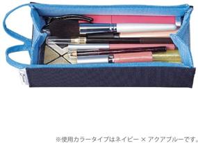 img 1 attached to 📔 Dpnamron Kokuyo C2 Tray Style Pencil Case - Light Gray Pink