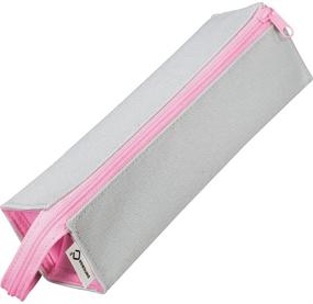 img 4 attached to 📔 Dpnamron Kokuyo C2 Tray Style Pencil Case - Light Gray Pink