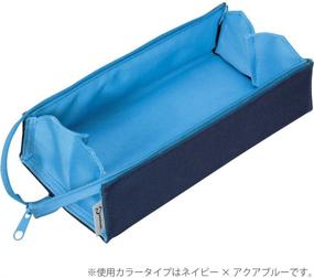 img 3 attached to 📔 Dpnamron Kokuyo C2 Tray Style Pencil Case - Light Gray Pink